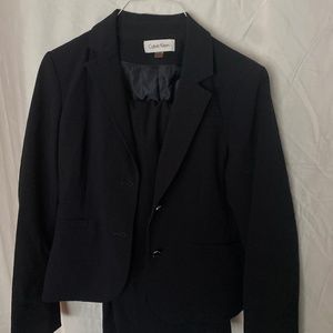 Calvin Klein navy 2 piece suit